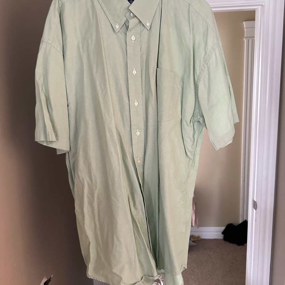 Tommy Hilfiger Green Casual Button Down Shirt